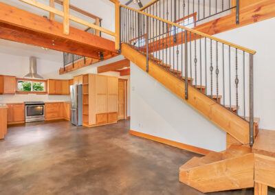 Kitchen and Stairs in Victoria BC - Angela Provost - Coastline Photography