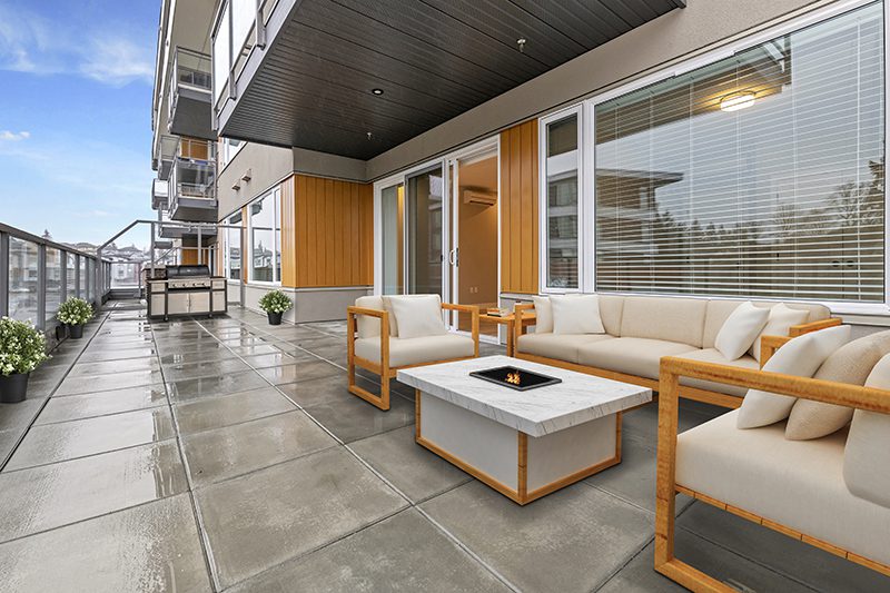 Triple Crown Residence 2 Patio photographed and virtual staged by Coastline Photography